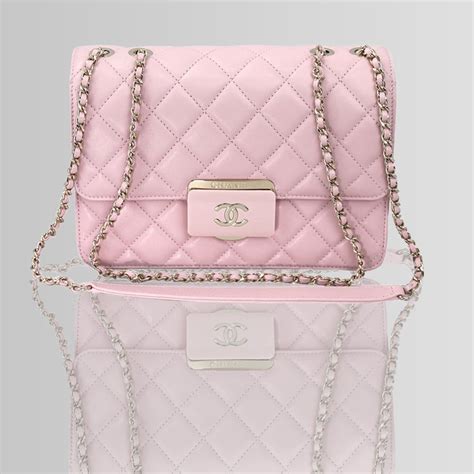 chanel pink sheepskin leather chain shoulder flap bag|The Ultimate Bag Guide: The Chanel Classic Flap Bag.